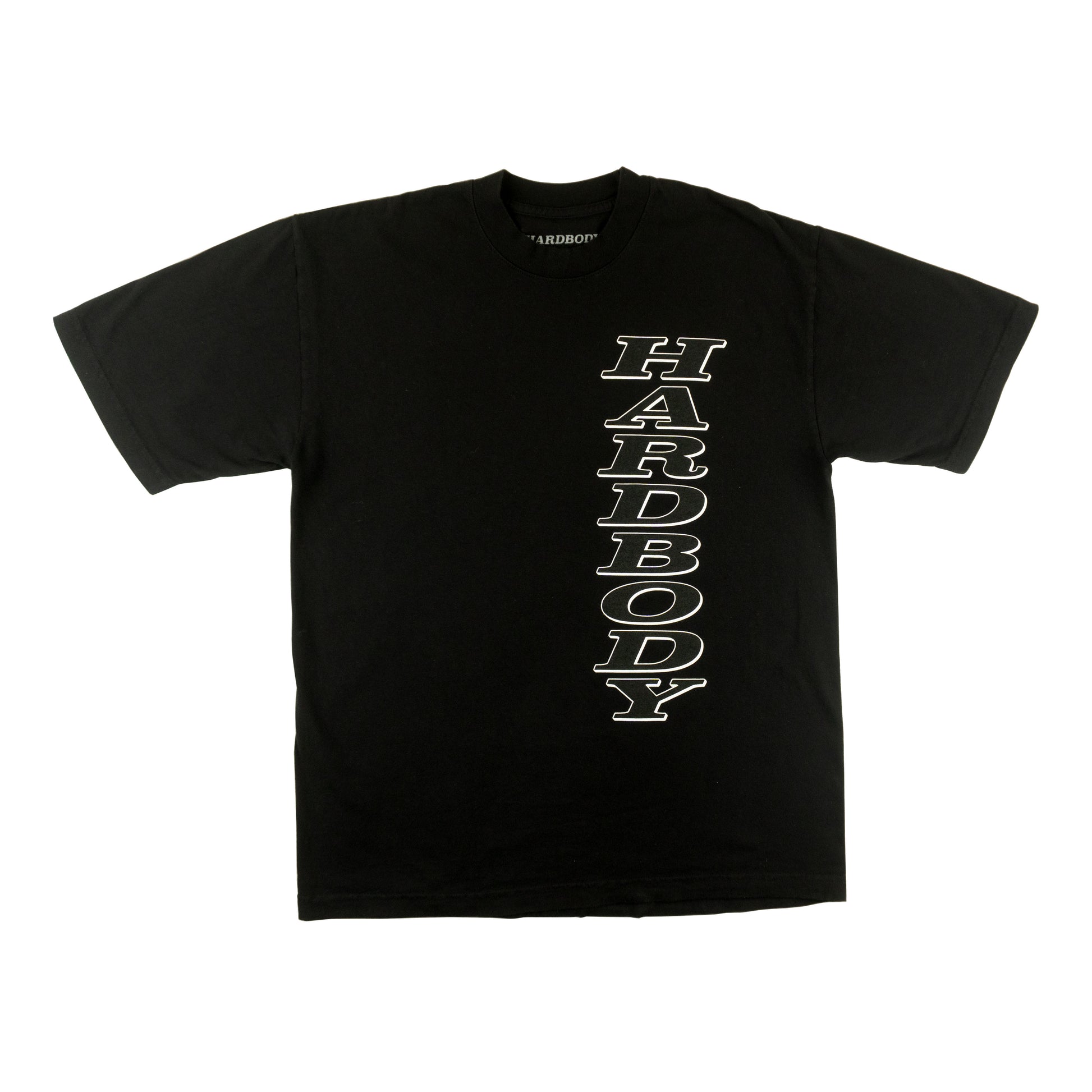 HARDBODY STACKED TEE - BLACK/WHITE