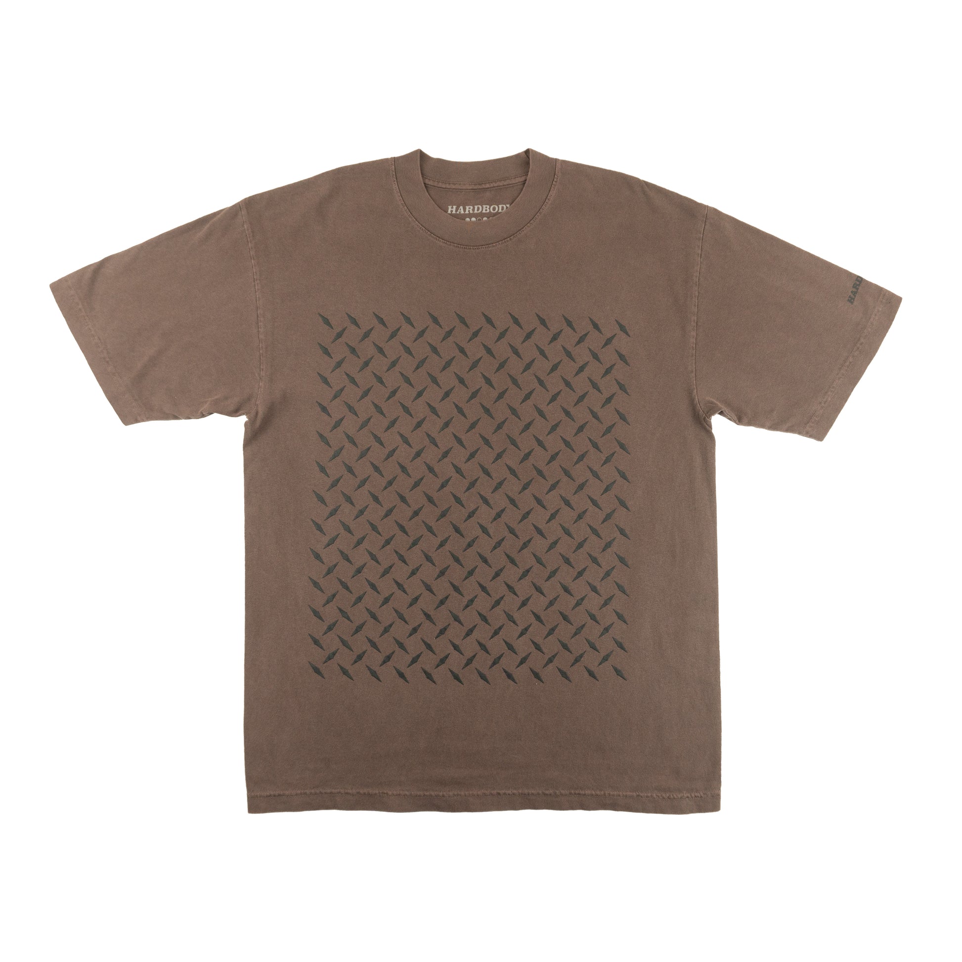 DIAMOND PLATE TEE - BROWN