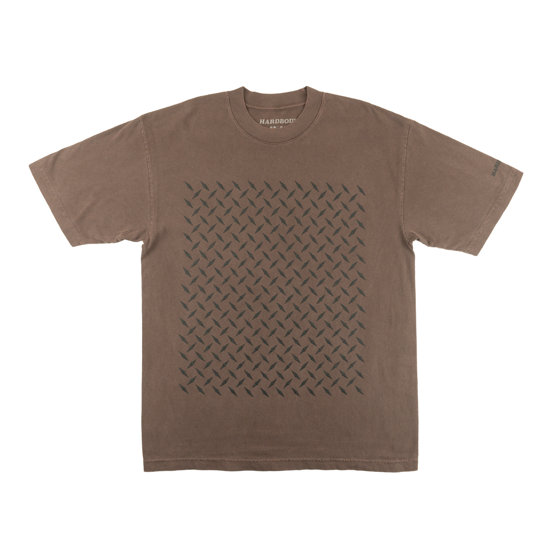 DIAMOND PLATE TEE - BROWN