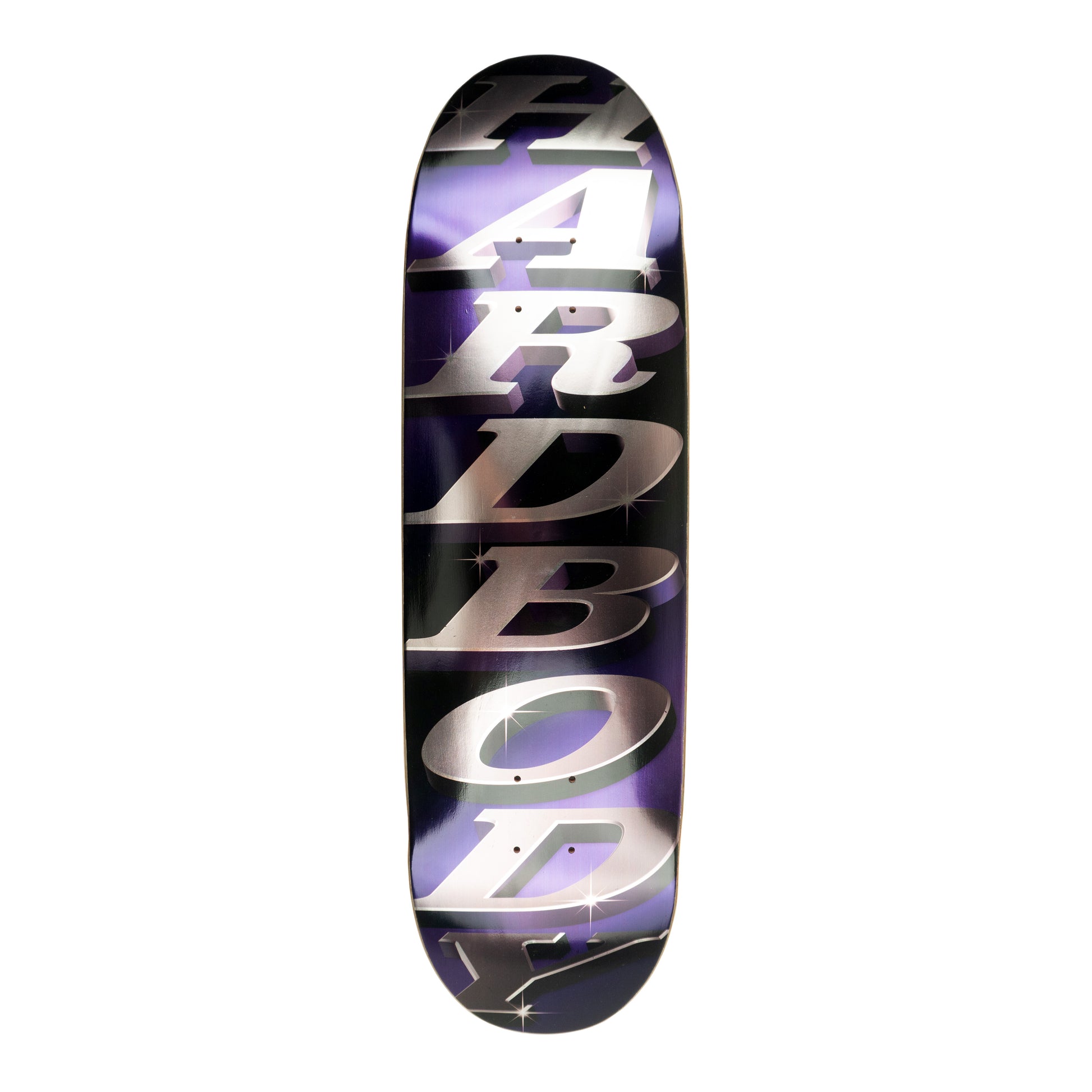 HARDBODY STACKED LOGO -  PURPLE FOIL - HUEVO
