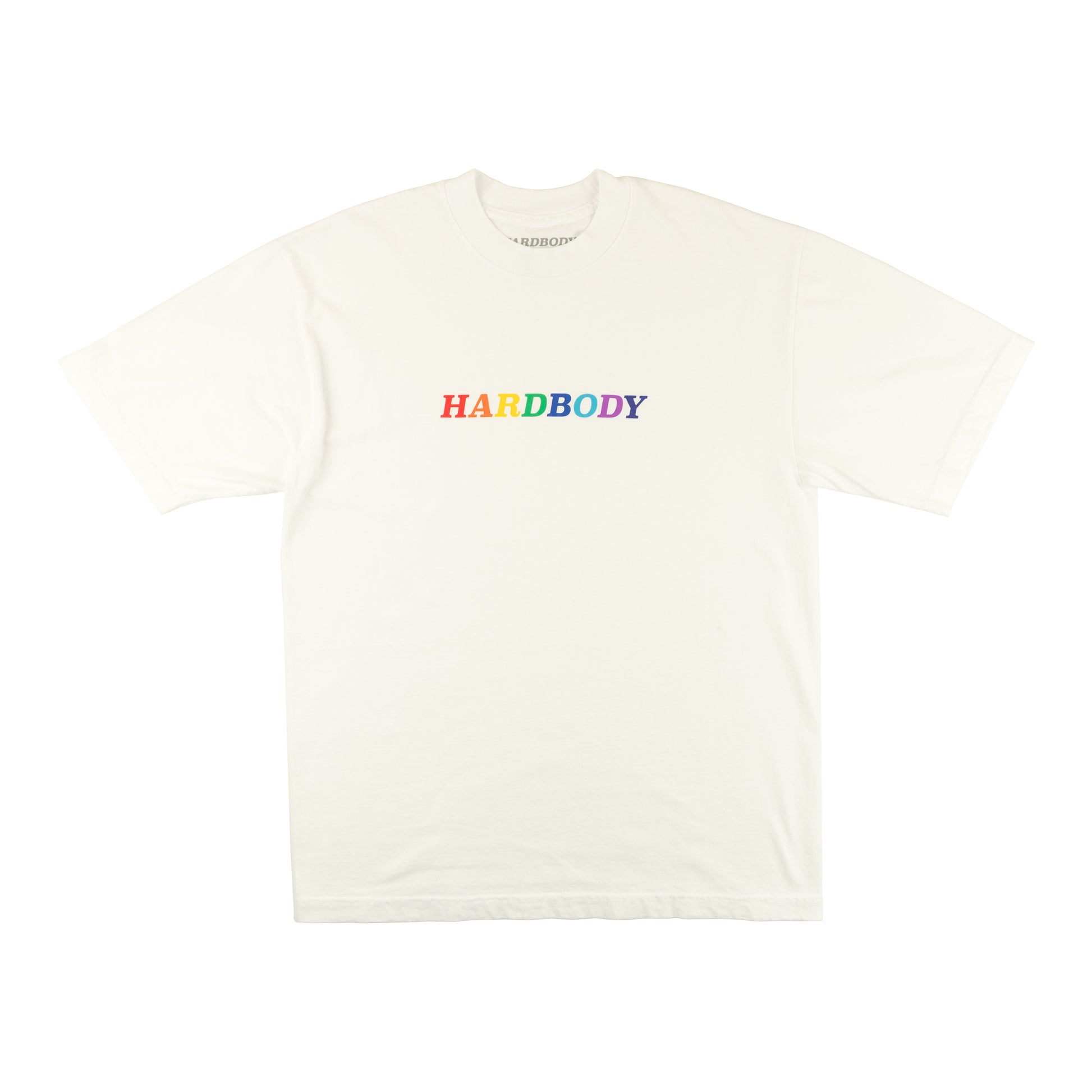 RAINBOW LOGO TEE - WHITE