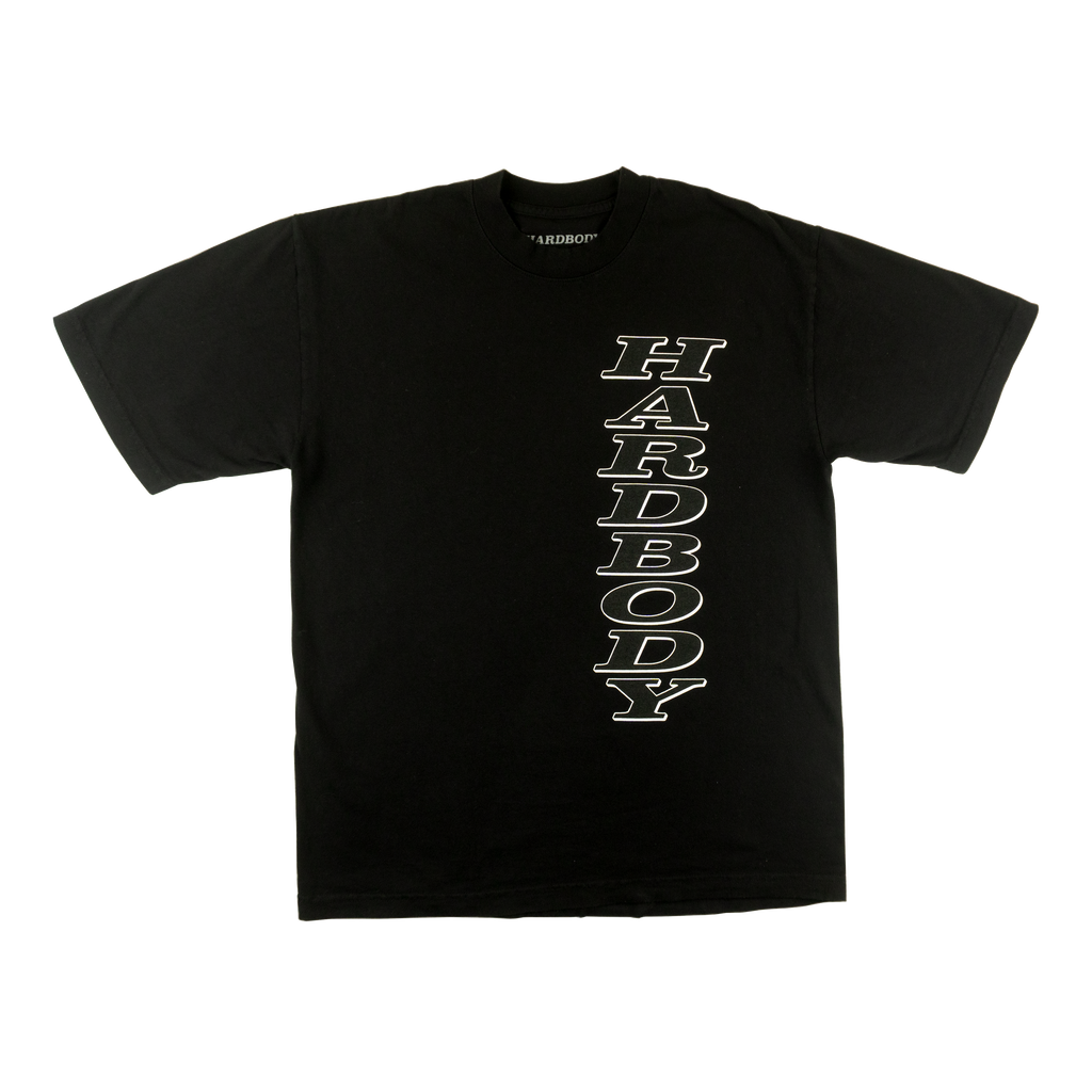 HARDBODY STACKED TEE - BLACK/WHITE