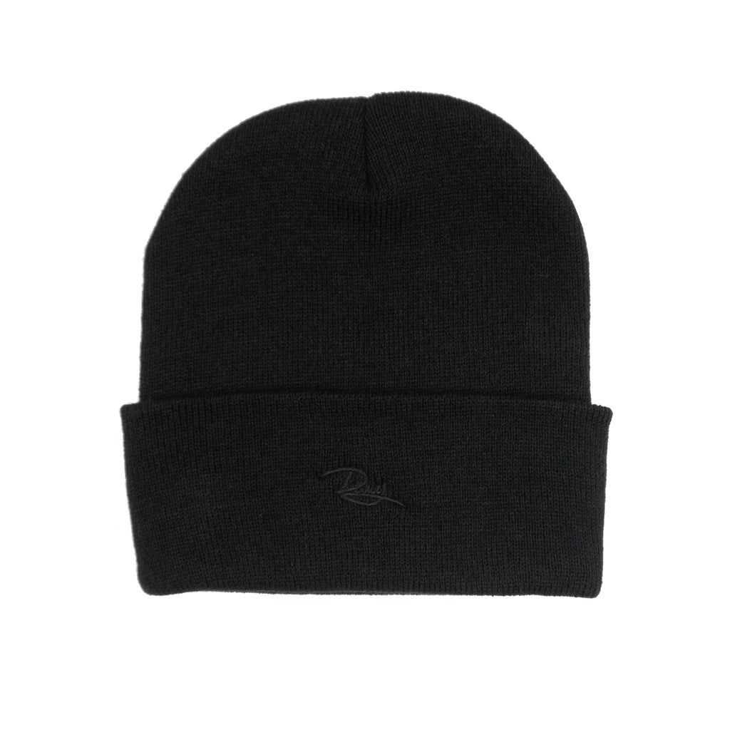 OG LOGO BEANIE - BLACK/ BLACK