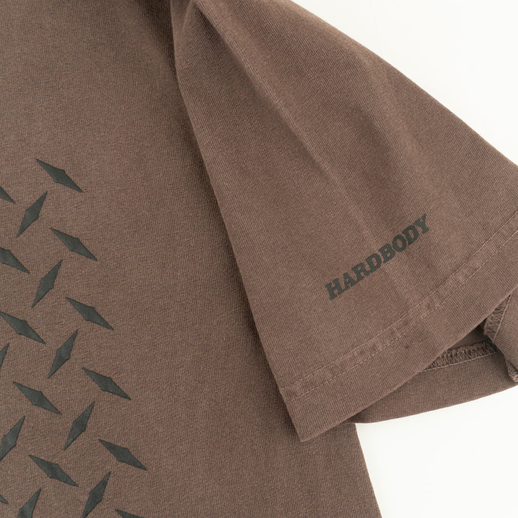 DIAMOND PLATE TEE - BROWN
