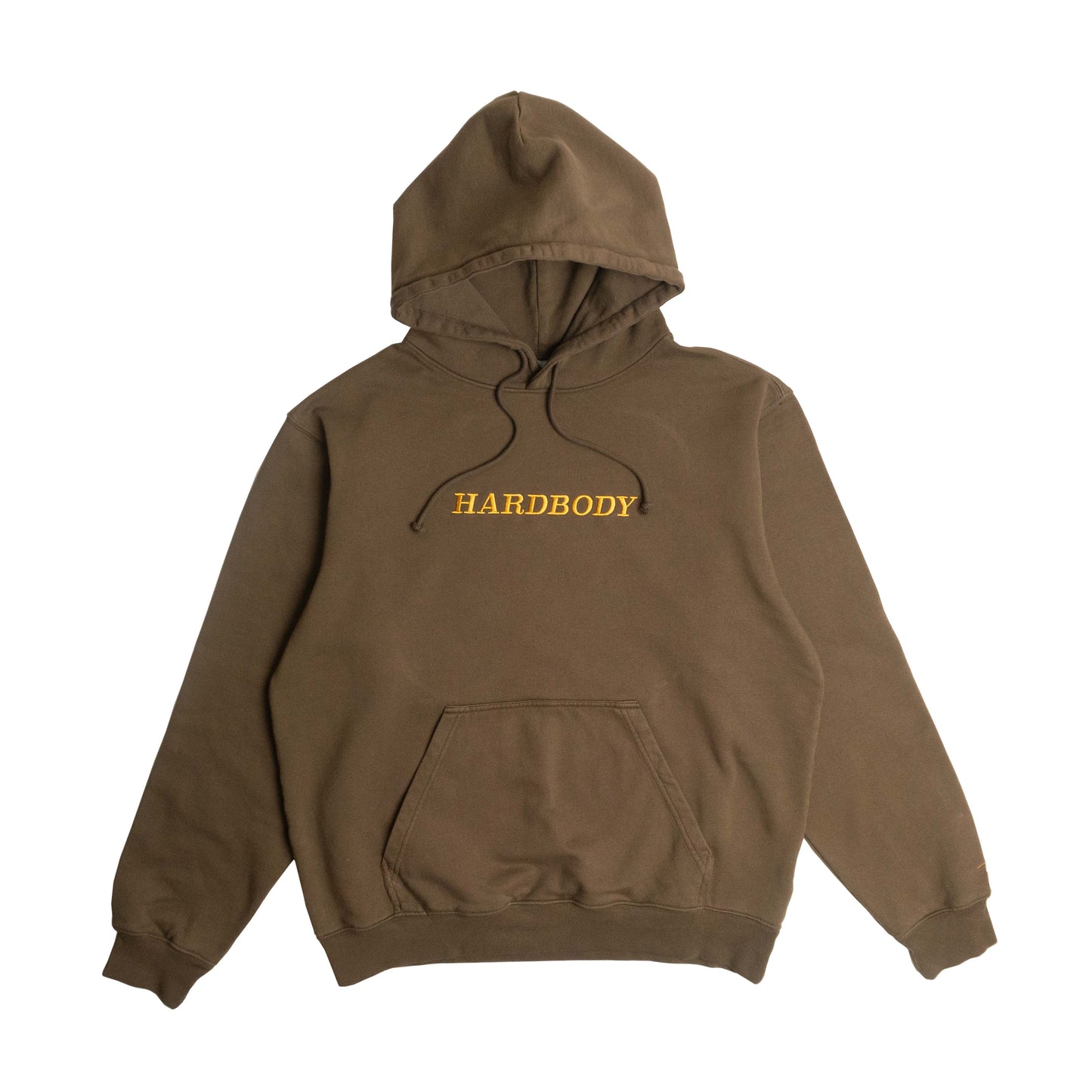 HARDBODY CLASSIC LOGO HOODIE - GOLD/BROWN