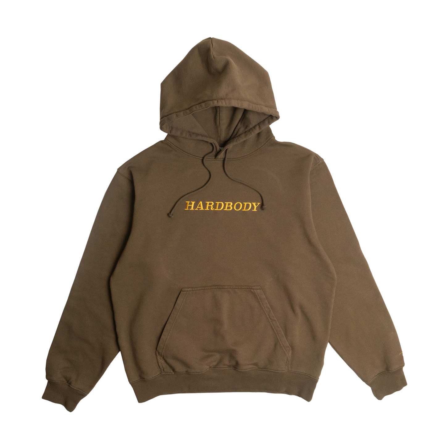 HARDBODY CLASSIC LOGO HOODIE - GOLD/BROWN