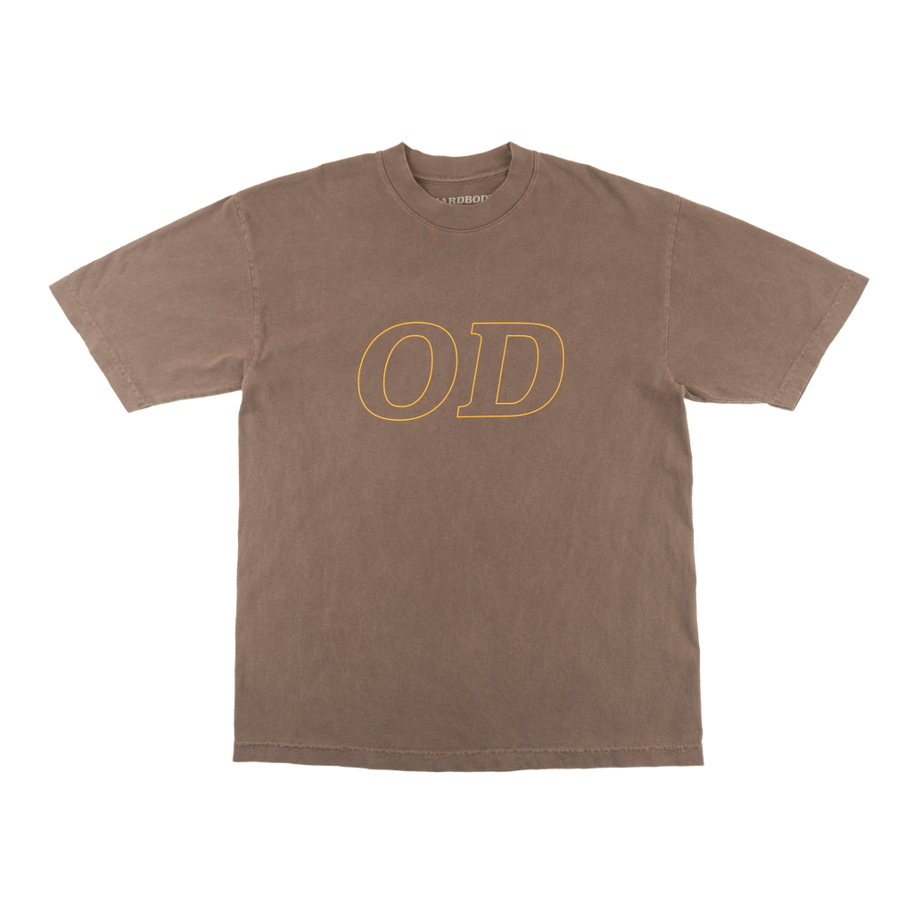 CLASSIC OD TEE - BROWN/GOLD