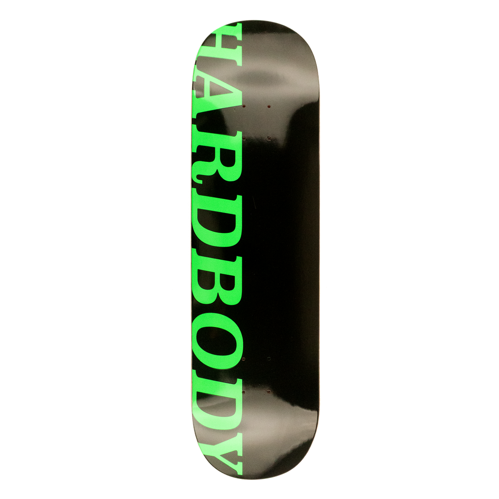 HARDBODY CLASSIC LOGO DECK - BLACK/NEON