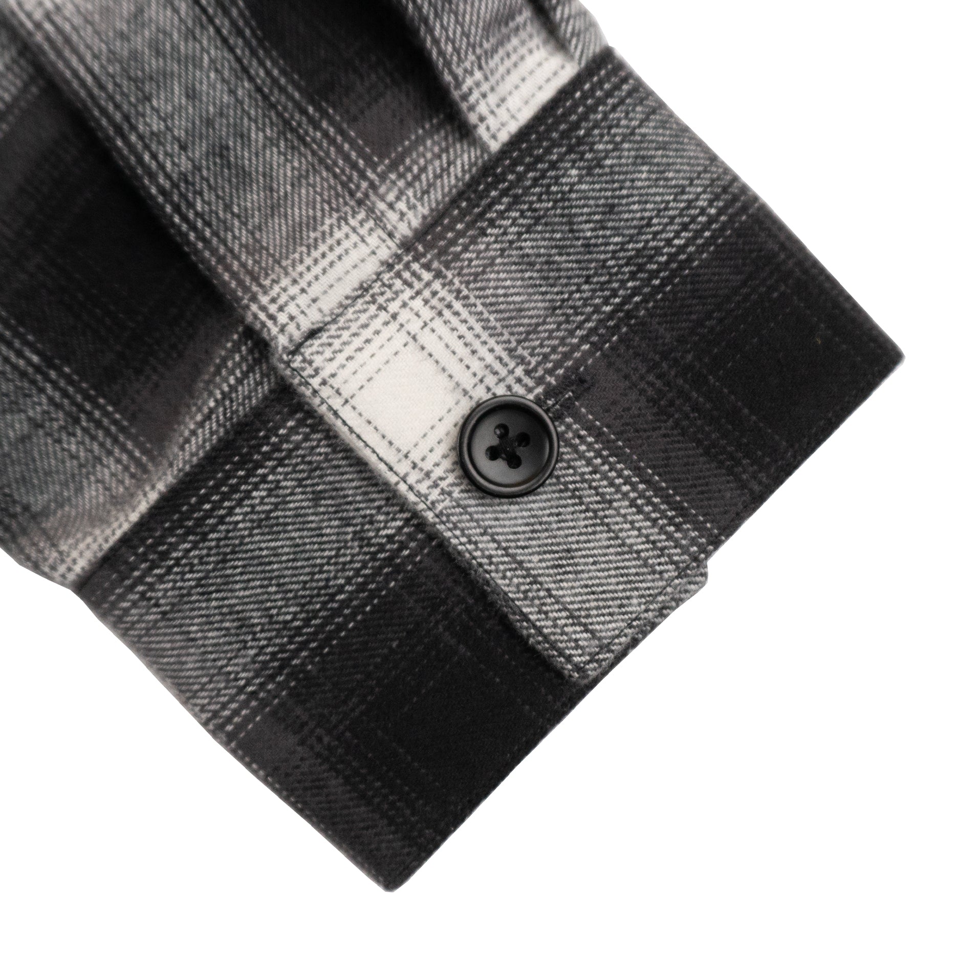HARDBODY WORK SHIRT -  FLANNEL - OMBRE BLACK/WHITE