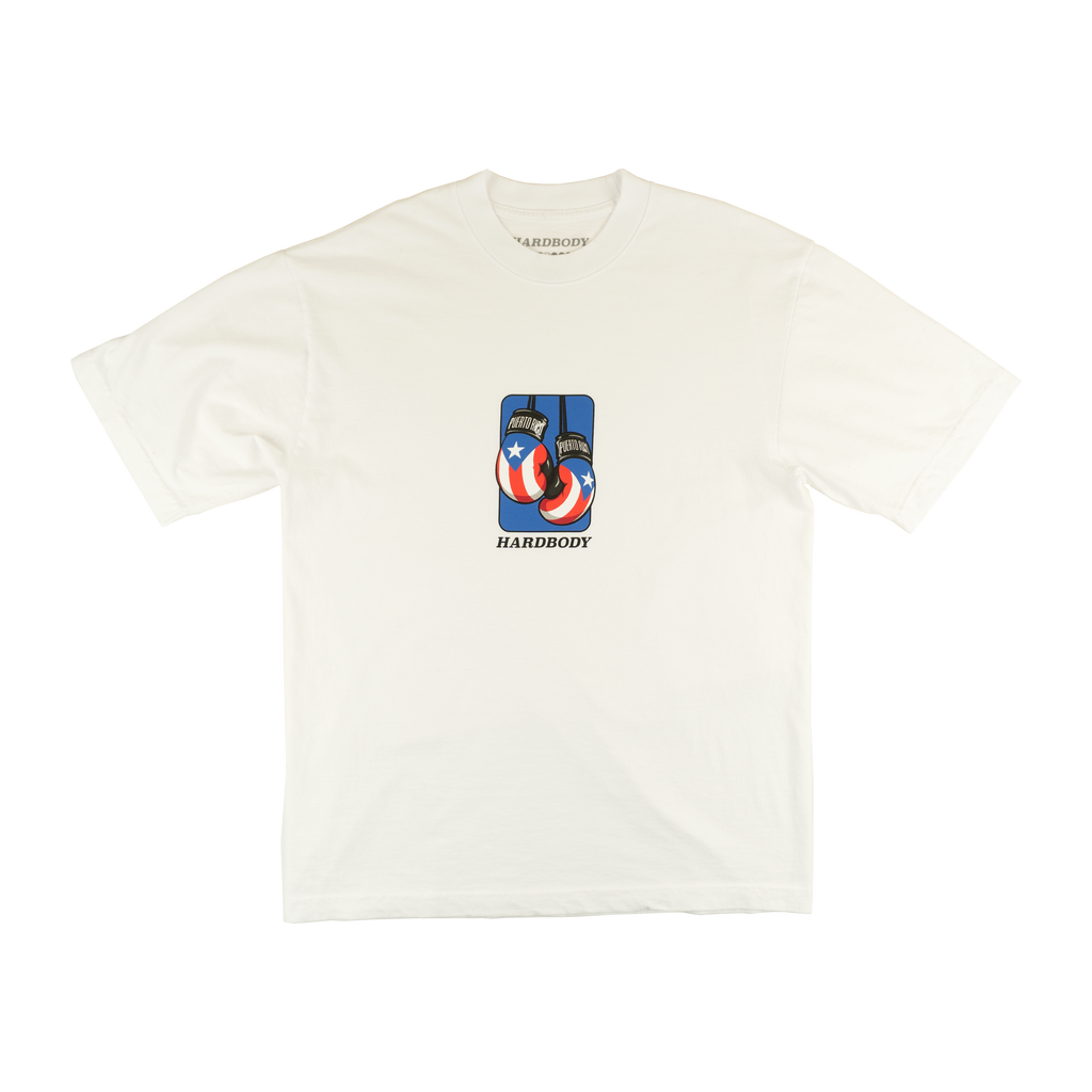 PR GLOVES TEE - WHITE