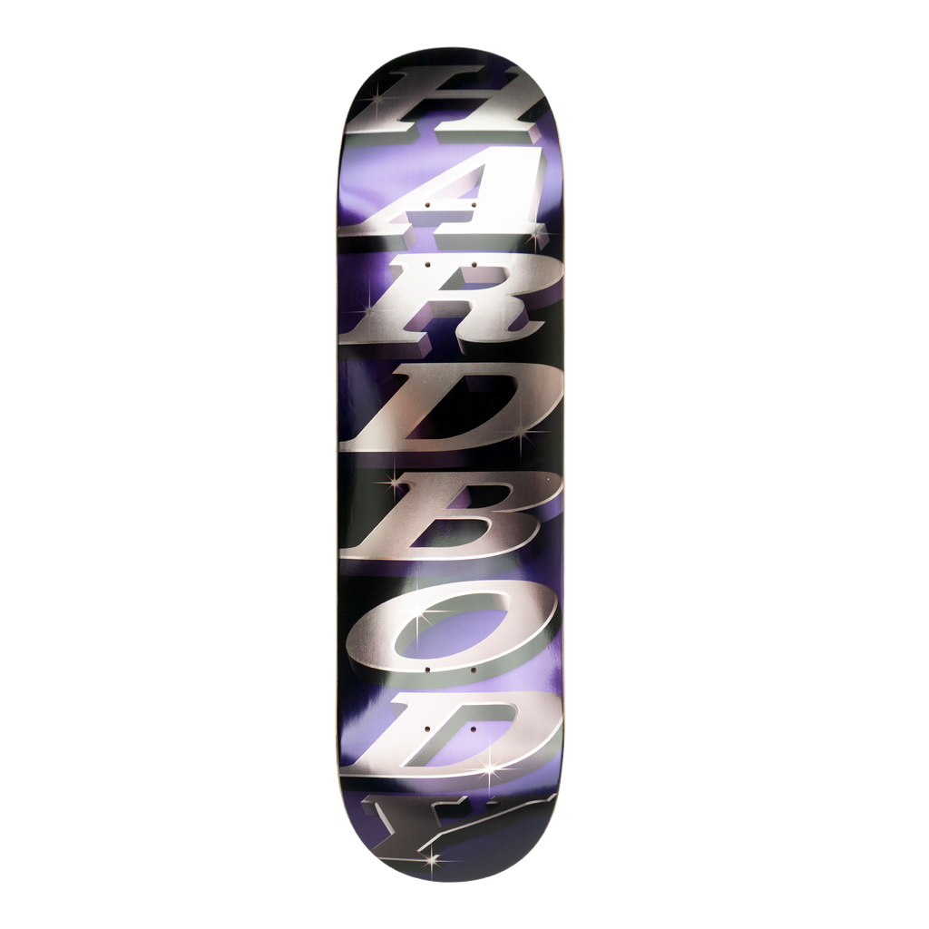 HARDBODY STACKED LOGO - PURPLE FOIL