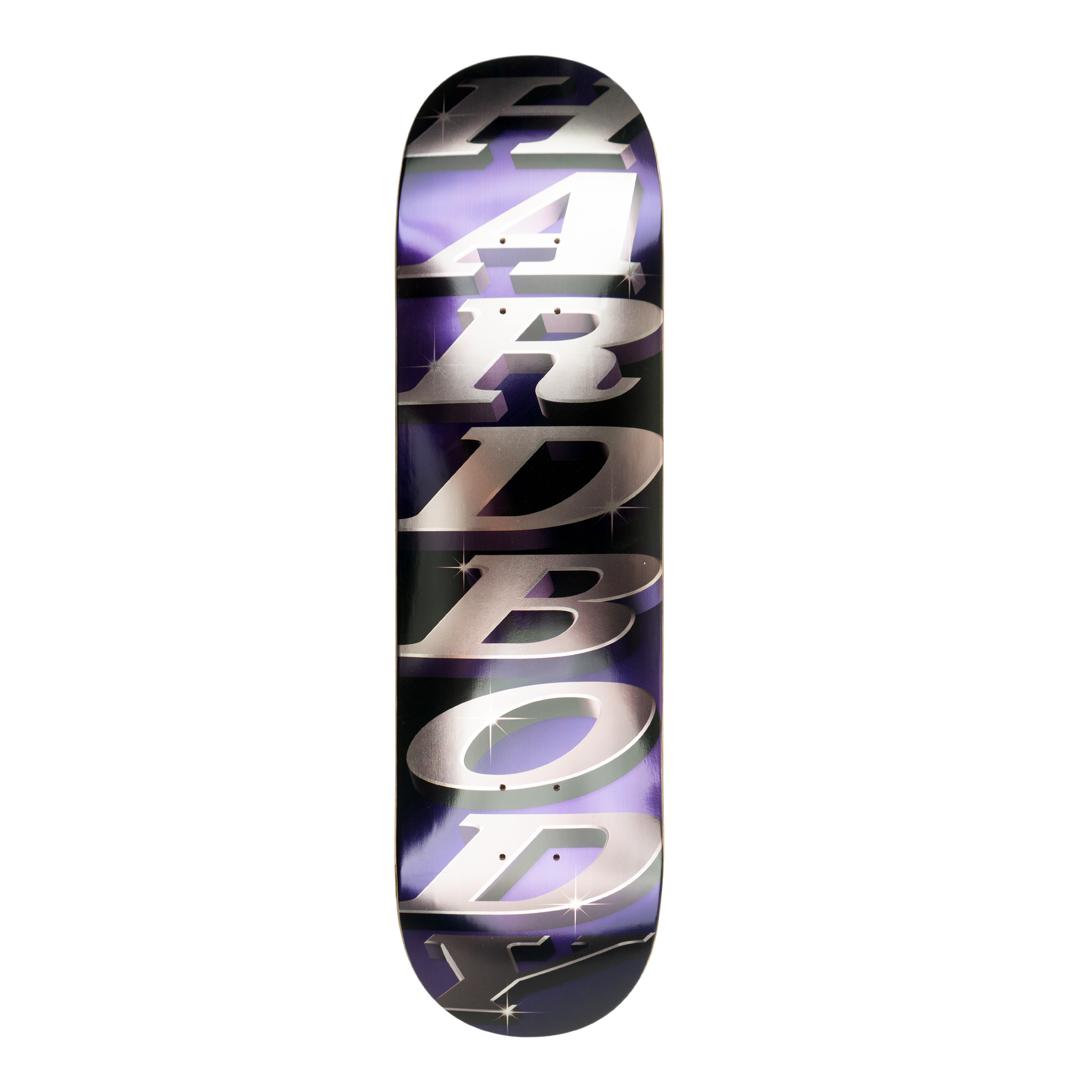 HARDBODY STACKED LOGO - PURPLE FOIL
