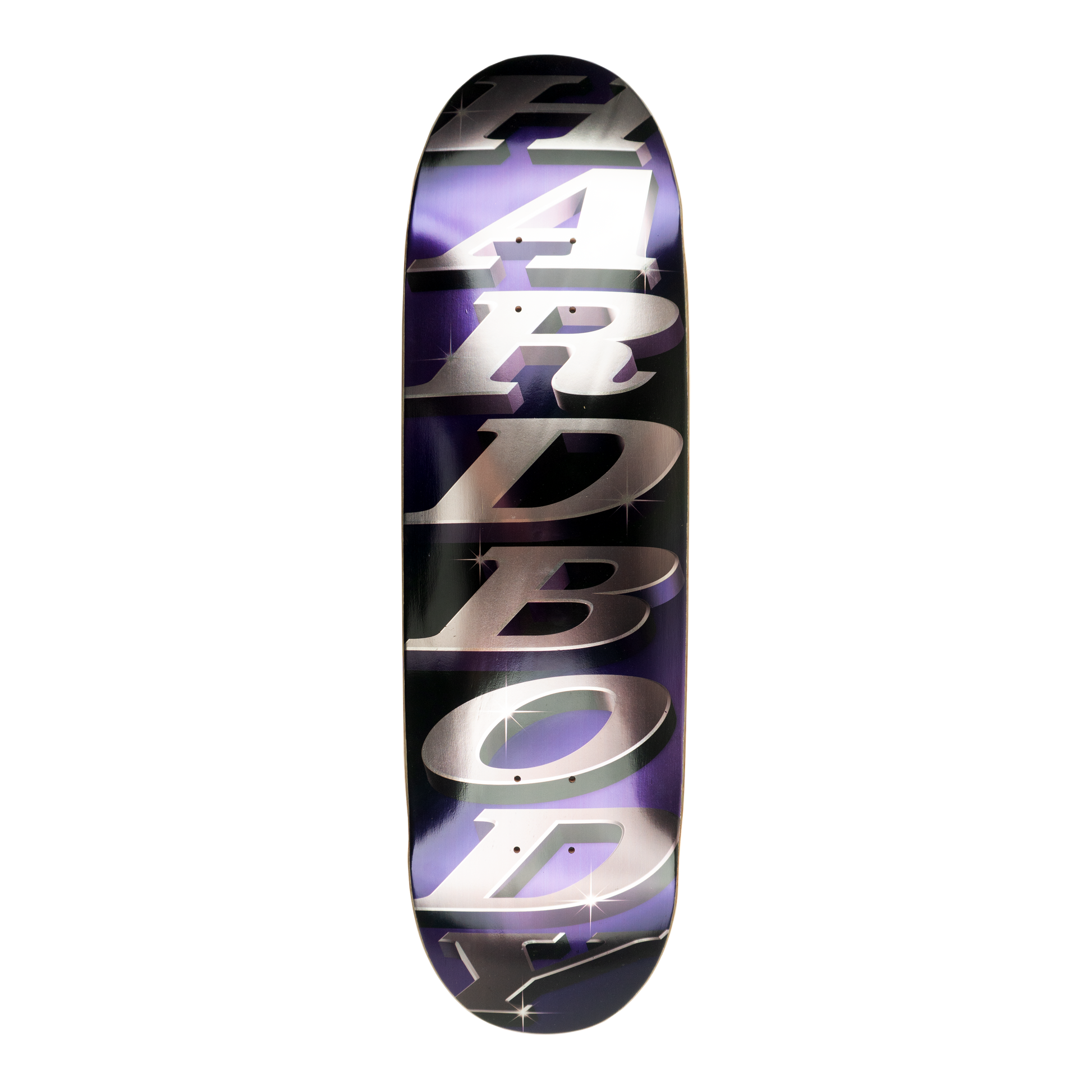 HARDBODY STACKED LOGO -  PURPLE FOIL - HUEVO