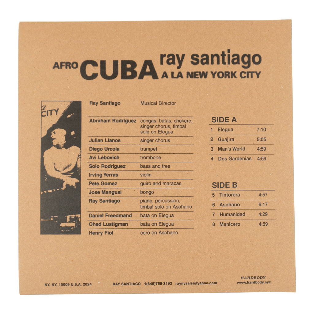 RAY SANTIAGO - "AFROCUBA A LA NEWYORK CITY"