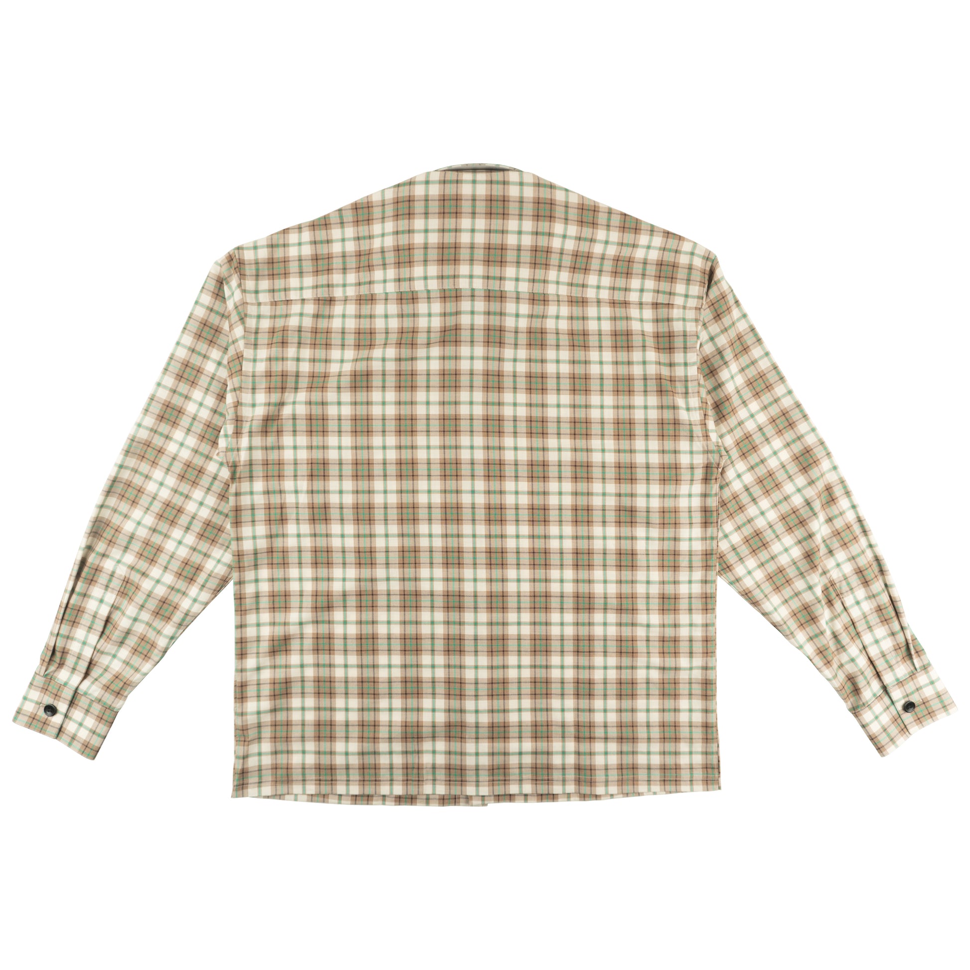 HARDBODY WORK SHIRT -  ALBINI 1876 - BROWN/GREEN