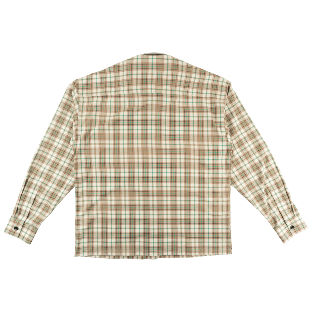 HARDBODY WORK SHIRT -  ALBINI 1876 - BROWN/GREEN