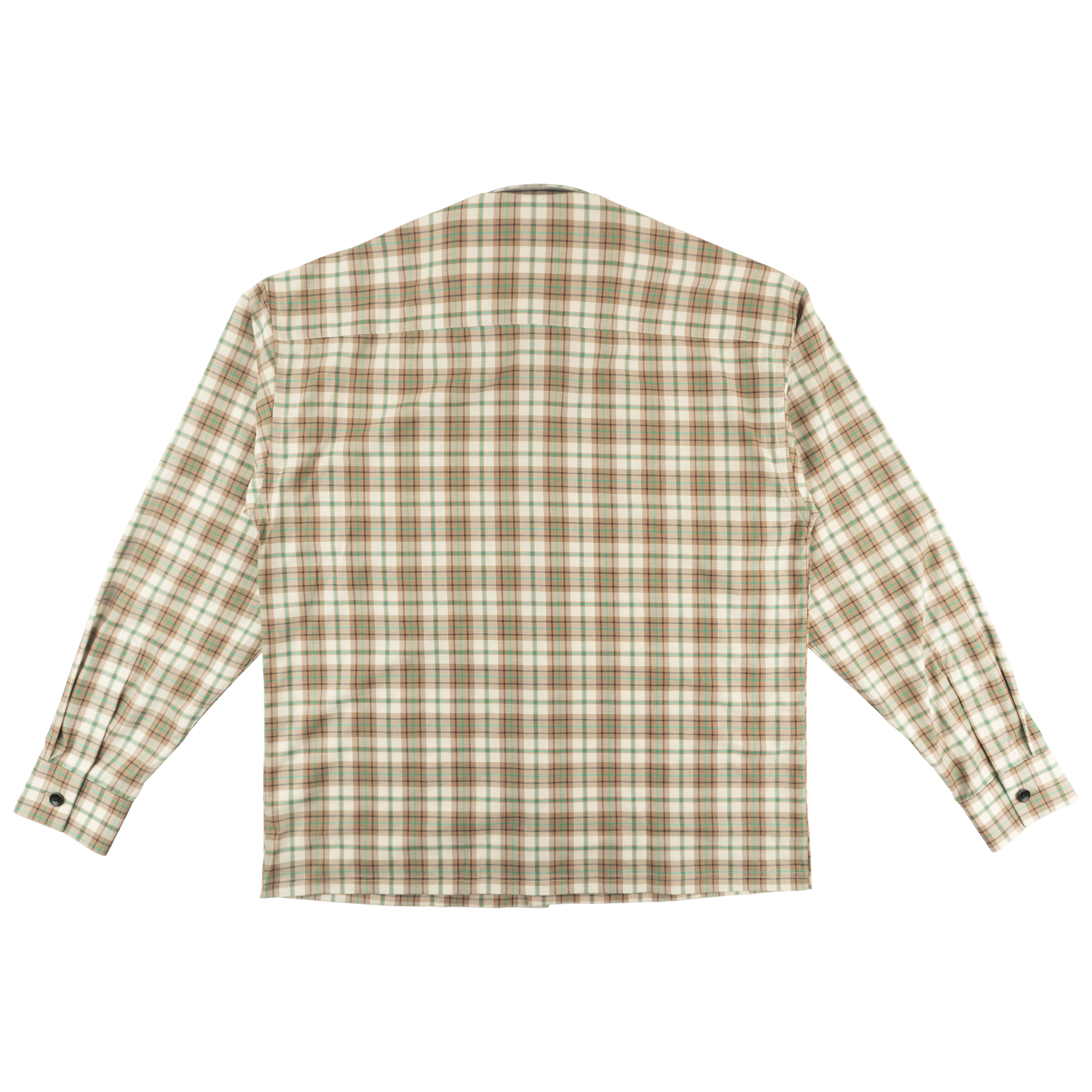 HARDBODY WORK SHIRT -  ALBINI 1876 - BROWN/GREEN