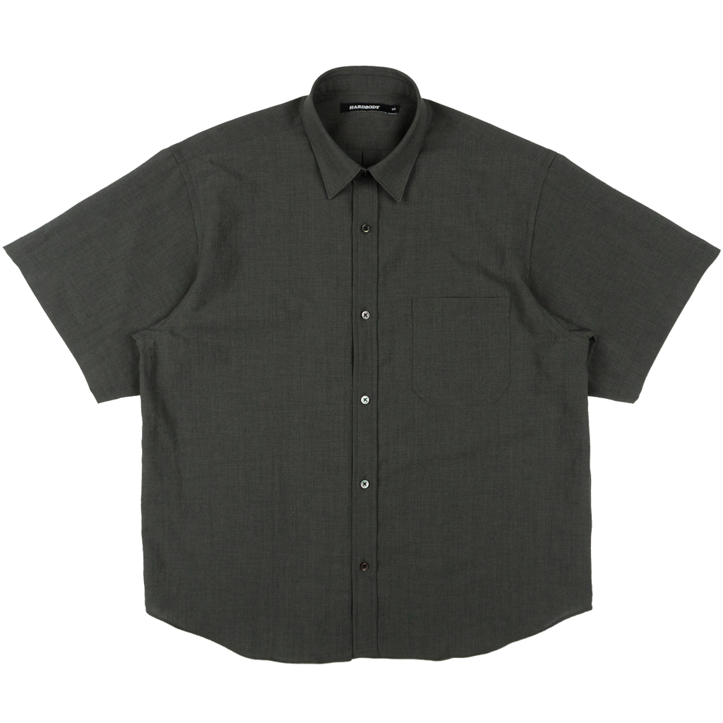 HARDBODY SHORT SLEEVE LEFT POCKET BUTTON UP (FOREST)
