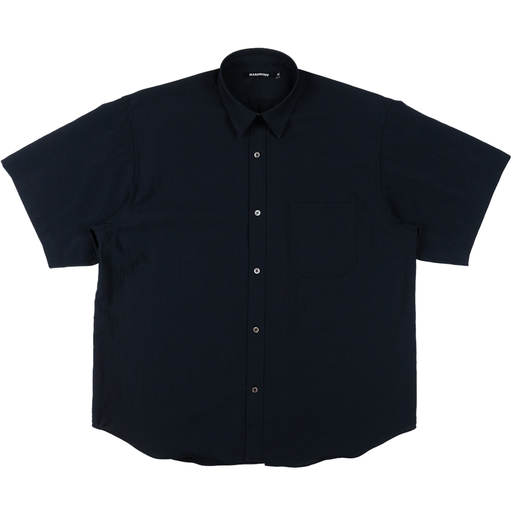 HARDBODY SHORT SLEEVE LEFT POCKET BUTTON UP (NAVY)