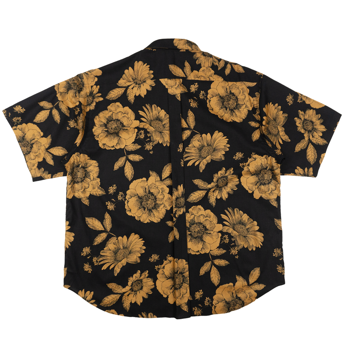 HARDBODY SHORT SLEEVE LEFT POCKET BUTTON UP (BLACK/FLORAL)