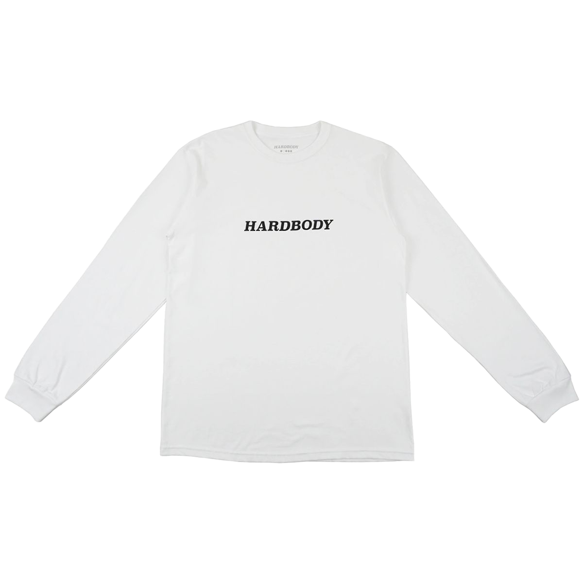 HARDBODY LOGO LONG SLEEVE (WHITE)