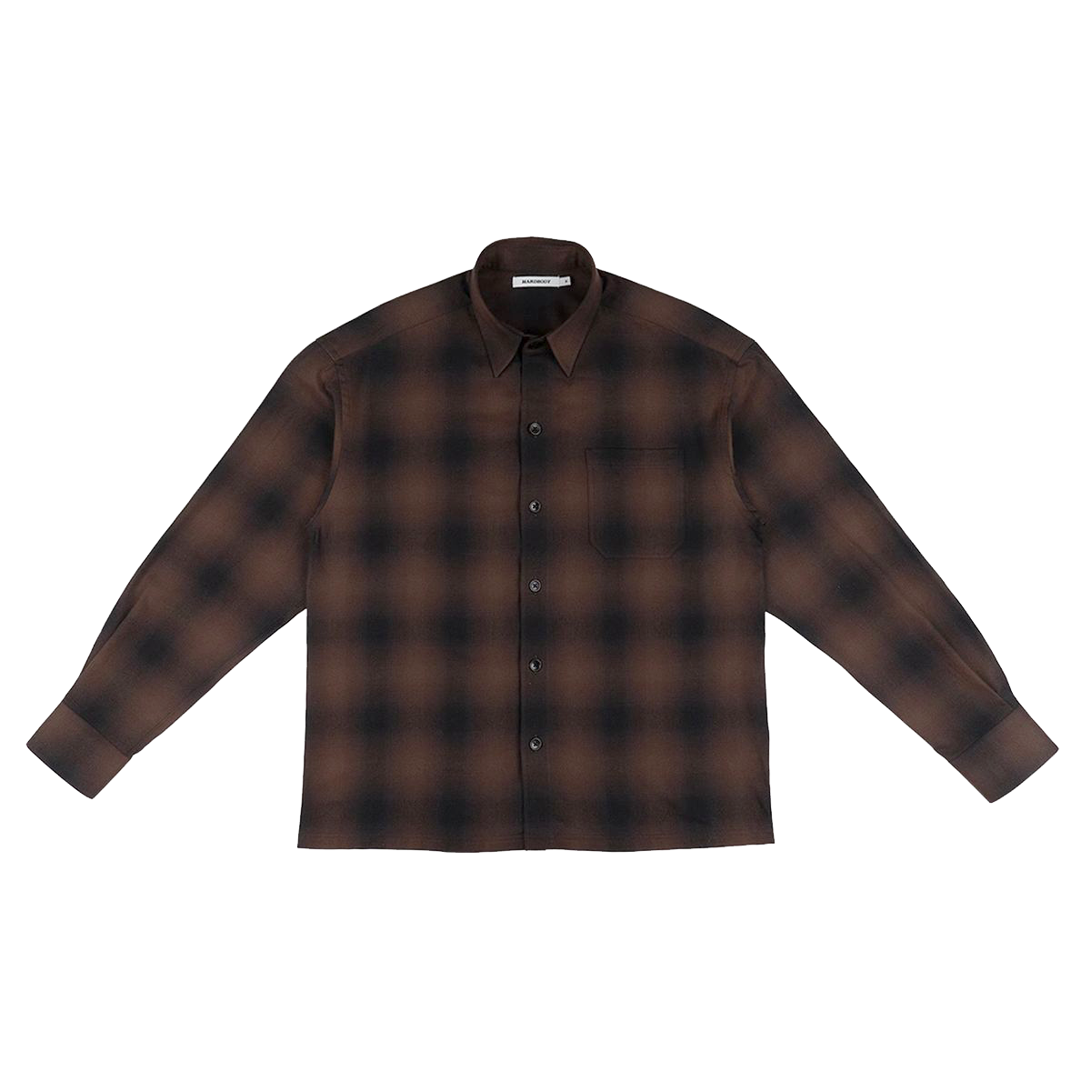 HARDBODY WORK SHIRT - SHADOW PLAID (BROWN)